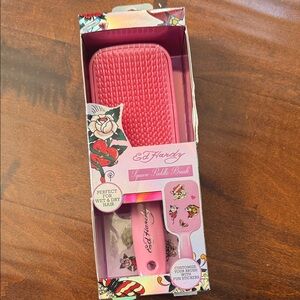 Ed Hardy Vibrant Pink Hair Brush